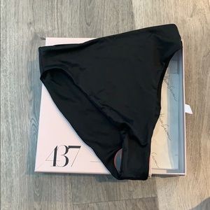 High waisted bathing suit bottom